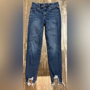 American Eagle Outfitters Blue Skinny Jeans